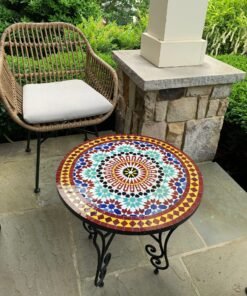 CUSTOMIZABLE Mosaic Table - Crafts Mosaic Table - Mosaic Table Art - Mid Century Mosaic Table