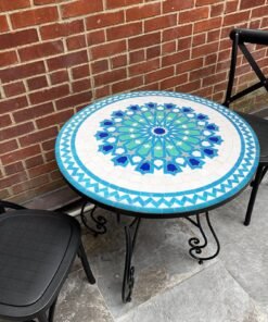 CUSTOMIZABLE Mosaic Table - Crafts Mosaic Table - Mosaic Table Art - Mid Century Mosaic Table