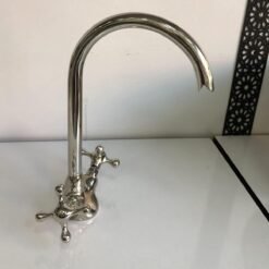 Silver kitchen sink faucet , Gooseneck kitchen Faucet , Kitchen vessel Sink Faucet , Kitchen faucets