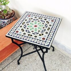 PERSONALIZED Handmade Mosaic Table - Create Your Own Dining Coffee Outdoor Indoor Table