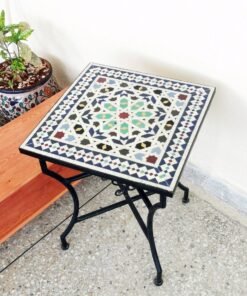 PERSONALIZED Handmade Mosaic Table - Create Your Own Dining Coffee Outdoor Indoor Table