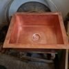 29.5" x 16" x 8" Copper Kitchen Sink - Solid Unlacquered Copper Sink - Island Kitchen Sink - Kitchen Decor - Kitchen Sink - Farmhouse Sink