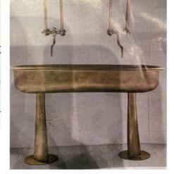 Custom Made Handmade Brass Sink - Smooth finish