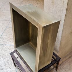 Unlacquered Handmade Moroccan Brass Kitchen Sink With Customizable Sizes