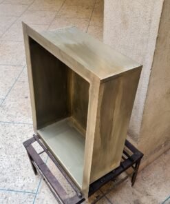 Unlacquered Handmade Moroccan Brass Kitchen Sink With Customizable Sizes