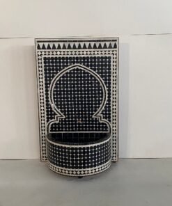 Moroccan Fountain - Water Fountain - Mosaic Fountain Art - Large Mosaic Fountain