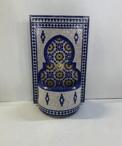 Handmade Mosaic Fountain Outdoor & Indoor - Mosaic Fountain Art - Moroccan Fountain - Water Fountain Outdoor