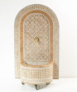 Outdoor Moroccan Mosaic Fountain ,Indoor Moroccan Tile Fountain ,Wall mosaic fountain