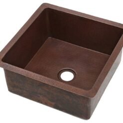 Unlacquered Handmade Moroccan Brass Kitchen Sink With Customizable Sizes