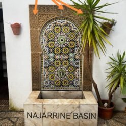 Custom Made 160 x 100 x 60 cm Zellige Fountain For Richard