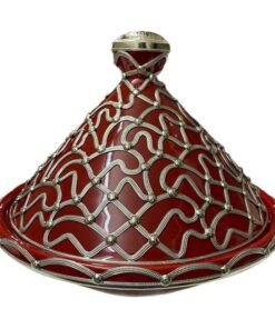 Moroccan ceramic tagine dish