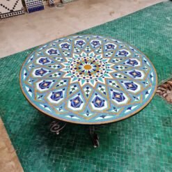 Tawrik Mid Century Modern Zellige Table - Custom Made Table, Coffee Table 30mm