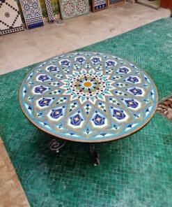Tawrik Mid Century Modern Zellige Table - Custom Made Table, Coffee Table 30mm