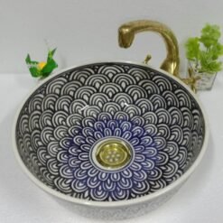 Artisan-Crafted Moroccan Ceramic Sink: Elevate Your Search with Handmade