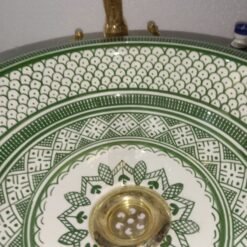 Artisan-Crafted Moroccan Ceramic Sink: Elevate Your Search with Handmade