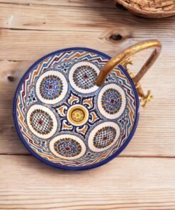 Handcrafted Moroccan Vessel Sink: A Stylish Mid-Century Modern Addition to Your Bathroom