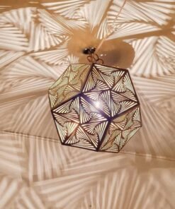 Epic Moroccan Chandelier, Ceiling lamp, Designer lamp, Chandelier, Pendant lamp, Moroccan lighting, Palm tree leaves Design.