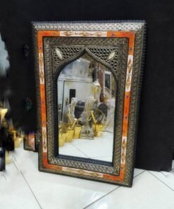 Moroccan handmade Mirror, designer Mirror, made from copper, Vanity Mirror,