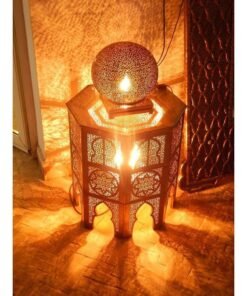 Set Table + Table lamp, handmade Moroccan, Premium Decoration, Oriental Design