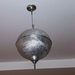 Sphere Art Deco Chandelier, Moroccan Brass Lighting, Ceiling Light, 3 Sizes, 4 Colors Available, Boho lighting