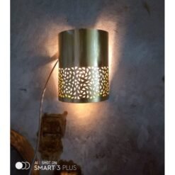 x2 Outdoor Wall Lamp Handcrafted Light, with the beautiful Moroccan Shapes