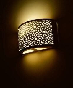 Wall Lamp - Moroccan Sconce - Hanging Wall Light - Boho Lighting - Modern Lighting - Art Deco Lamp - Metal Wall Lamp - Brass Wall Light