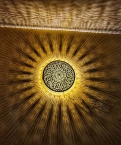 Electric Wall Sconce, Moroccan Wall Light, Handmade Brass lamp, designer lamp, art deco lighting,