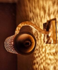 Wall Sconce, Brass wall light, Handmade Hammered Brass, Wall Decor lighting,