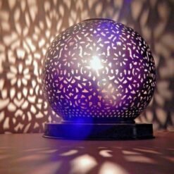 Sphere Table lamp, Handmade Moroccan Treasures, Desk lamp Living room, Wedding, Custom Colors