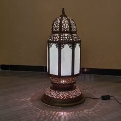 Standing lamp, lanterne, Moroccan Art Deco, Table lamp, desk lamp