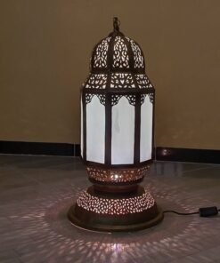 Standing lamp, lanterne, Moroccan Art Deco, Table lamp, desk lamp