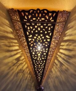Floral Design Wall Light - Handmade Art Deco lighting - Moroccan Lighting - Flower draw light - Wall Decor - Sconce -