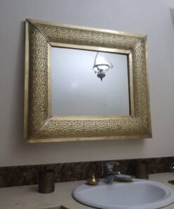 Moroccan Mirror, Vanity Mirror, handmade Copper Mirror,