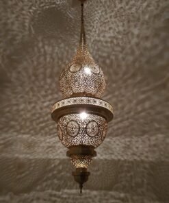 Large Moroccan Pendant Lighting Chandelier Flame Brass