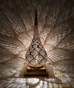 Moroccan Table Lamp shade Brass